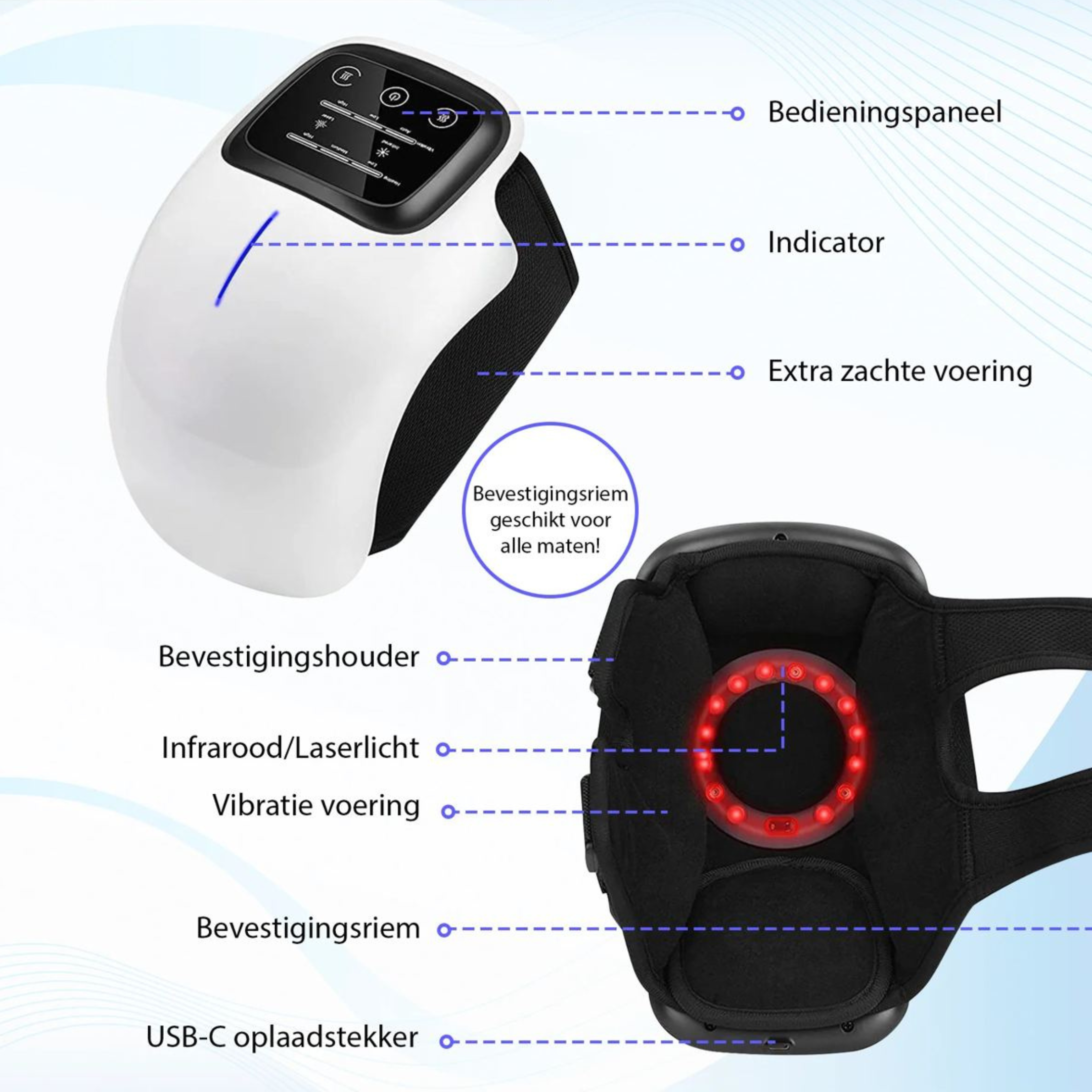 MediLinQ™ Knee Massager Natuurlijke Pijnverlichting