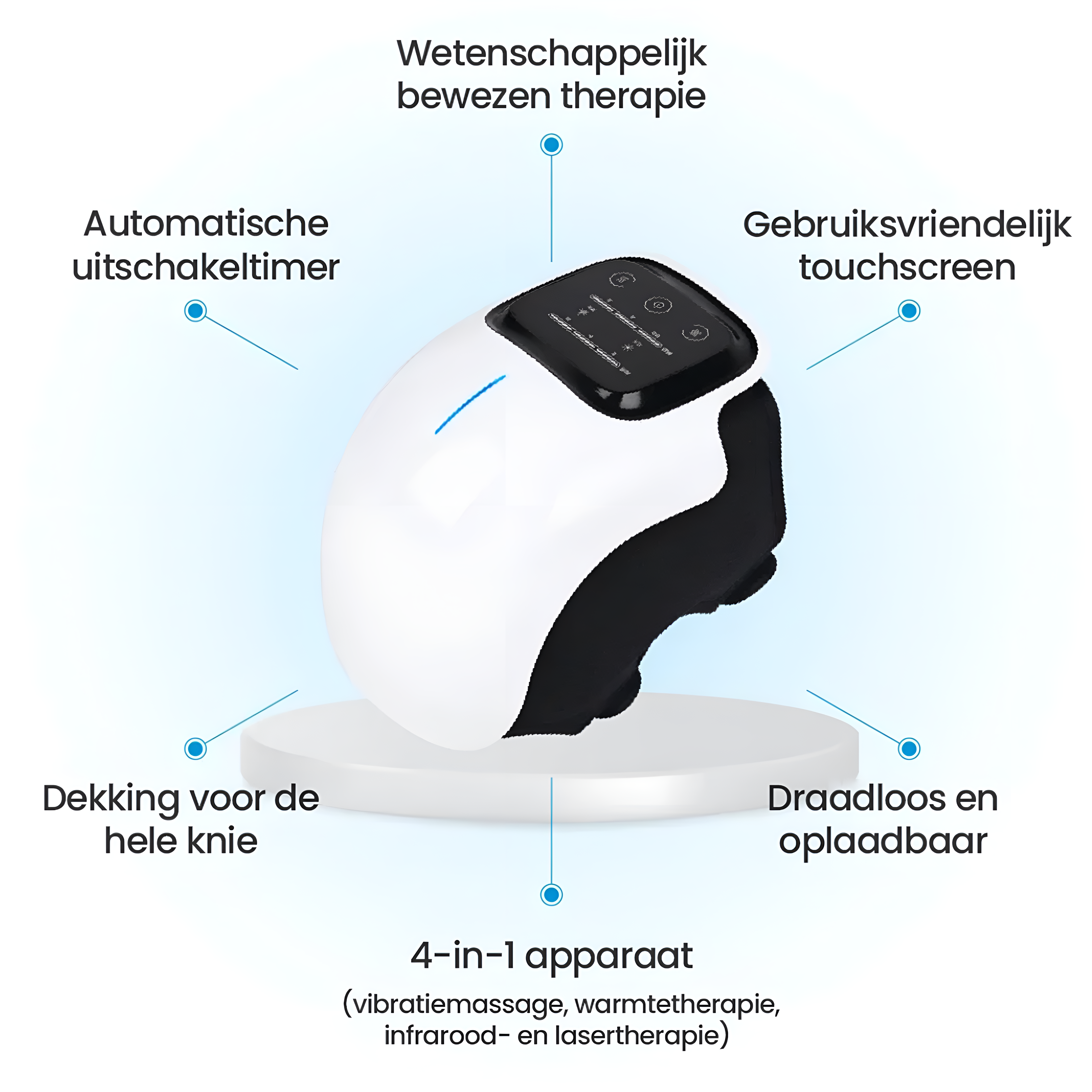 MediLinQ™ Knee Massager Natuurlijke Pijnverlichting